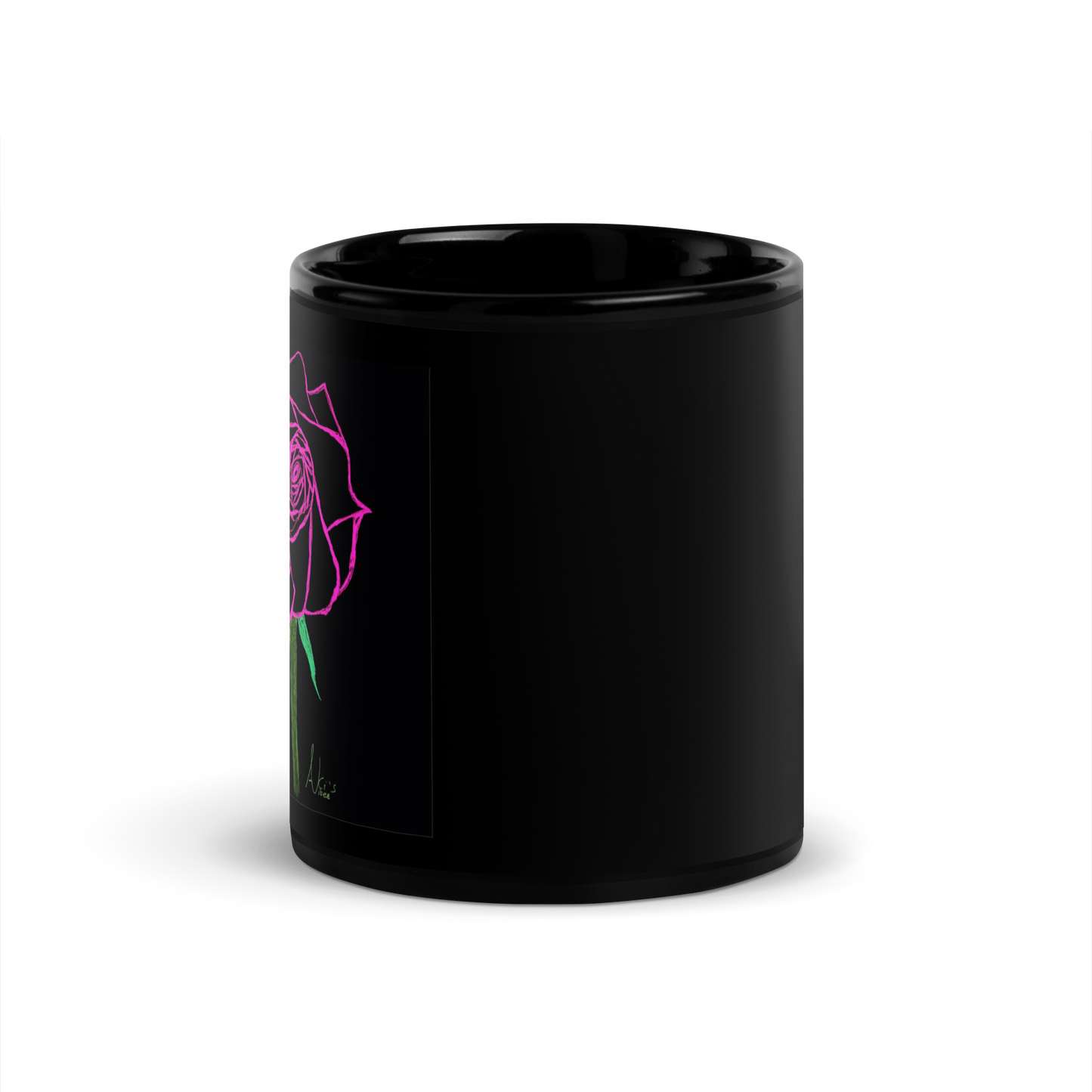 Black Glossy Mug - 11oz/325ml