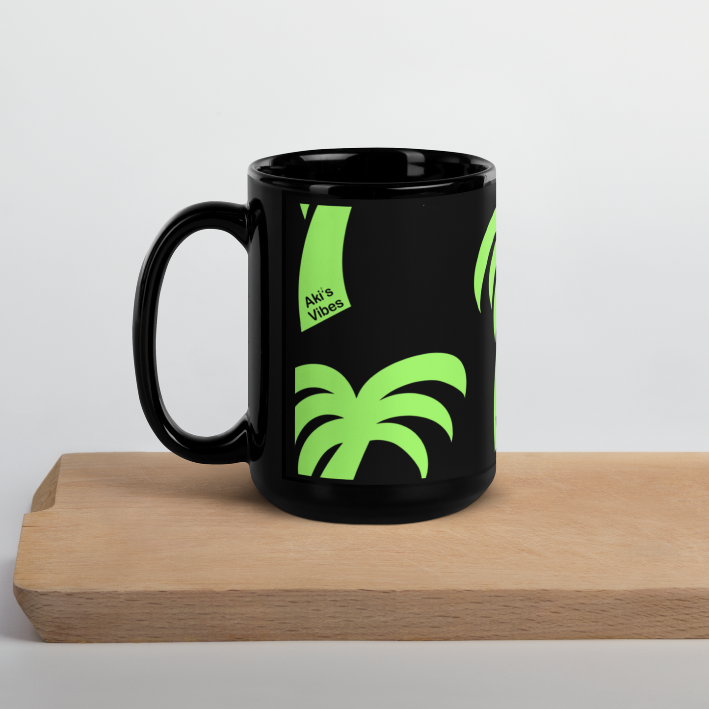 Black Glossy Mug - 15oz/444ml