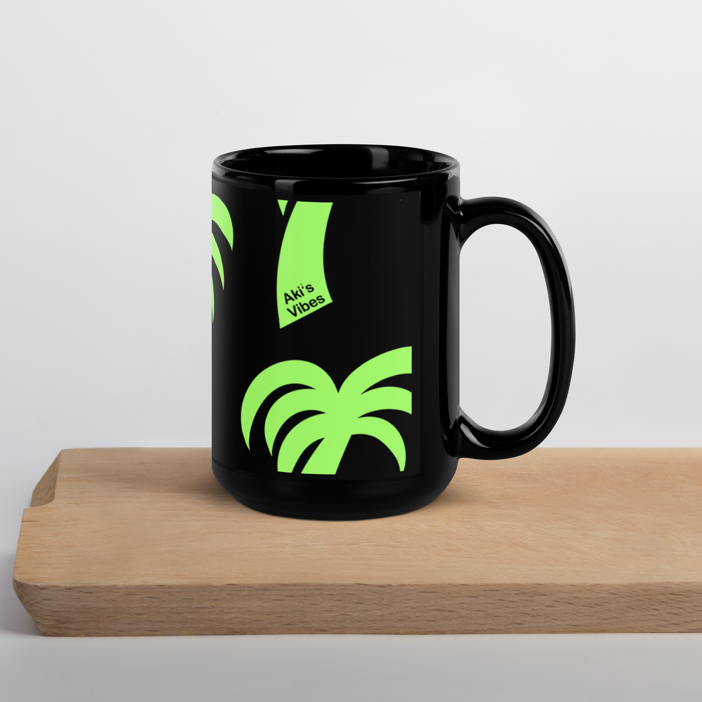 Black Glossy Mug - 15oz/444ml