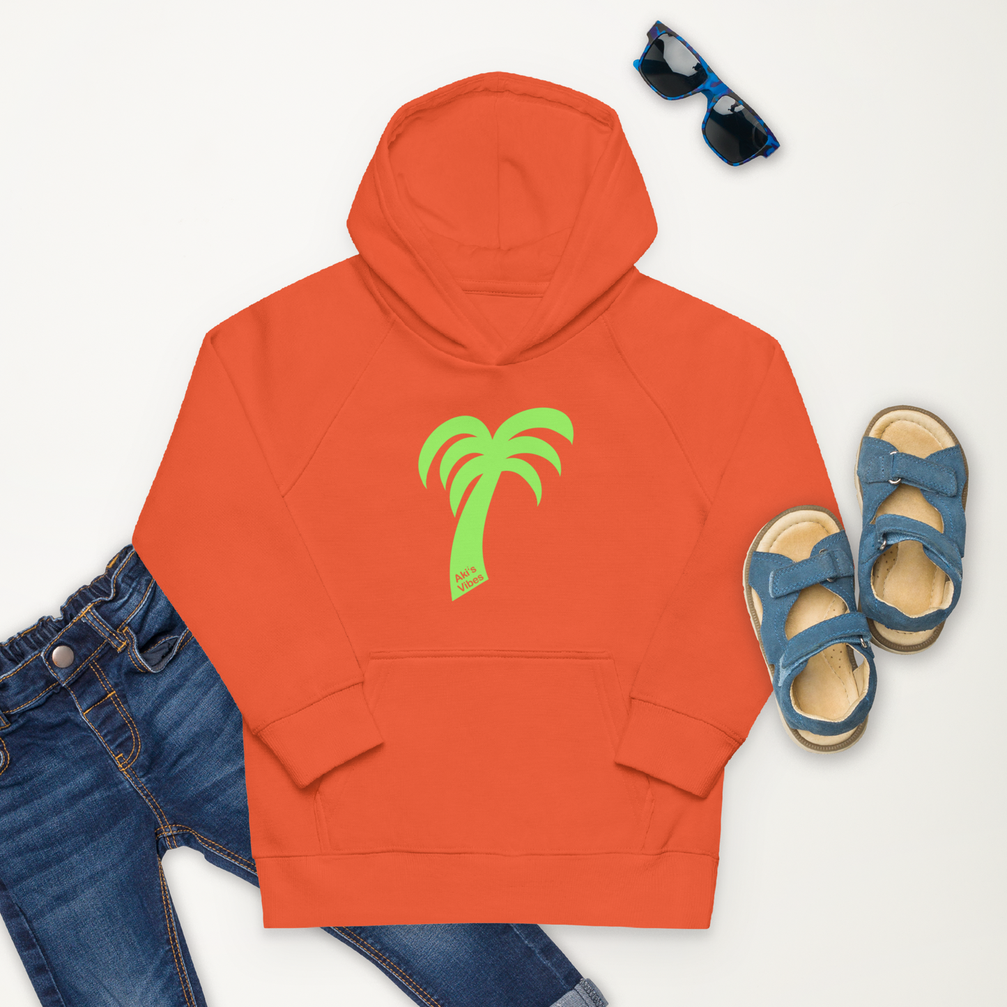 Kids Eco Hoodie ~ Phoenix, front (3 colours)