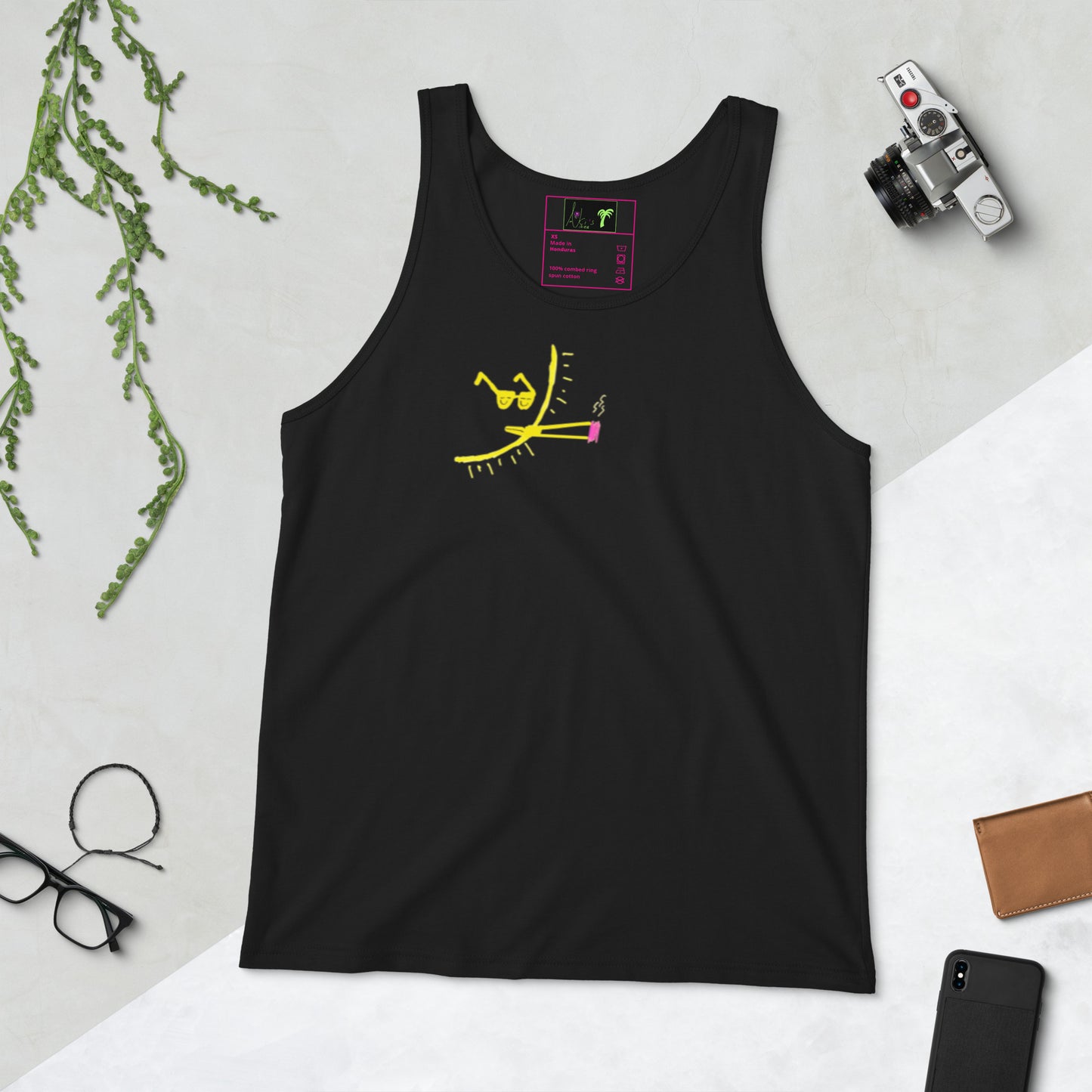 Unisex Tank Top ~ Sun, front (2 colours)