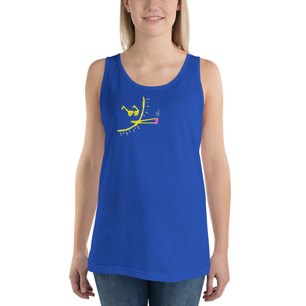 Unisex Tank Top ~ Sun, front (2 colours)