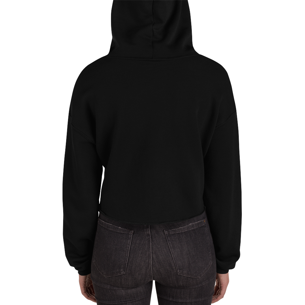 Women's Crop Hoodie ~ Phoenix, front (2 colours)