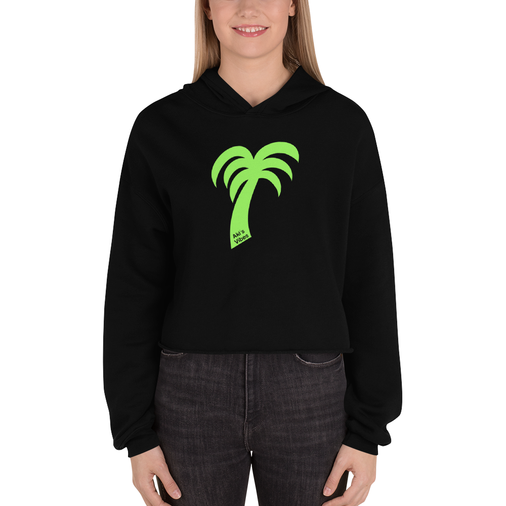 Women's Crop Hoodie ~ Phoenix, front (2 colours)